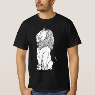 Vintage Zauberer von Oz, tapferer feiger Löwe T-Shirt