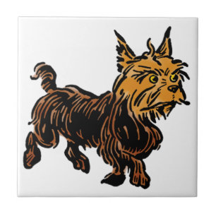 Vintage Zauberer von Oz, Toto der süße kleine Hund Fliese