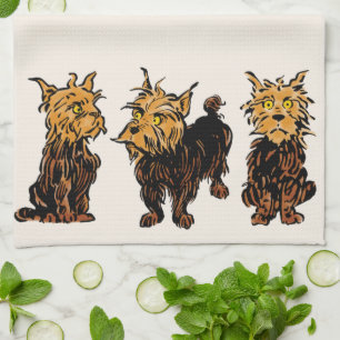 Vintage-Zauberer von Oz, Toto der süße kleine Hund Geschirrtuch