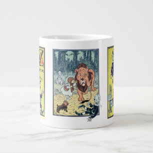 Vintage Zauberer von Oz, verschiedene Buchcharakte Jumbo-Tasse