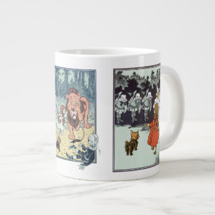 Vintage Zauberer von Oz, verschiedene Buchcharakte Jumbo-Tasse