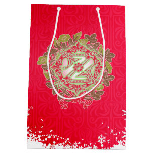 Vintage-Zauberer-von-Oz-Weihnachtsgeschenktasche-R Mittlere Geschenktüte