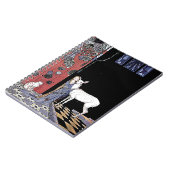 Vintage Zauberkunst von Weibchen und Weißen Feen Notizblock (Linke Seite)