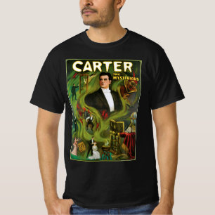 Vintage-Zauberplakat, Carter der Geheimnisvolle T-Shirt