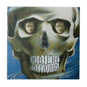 Vintage-Zauberplakat, De Biere der Geheimnisvolle Fliese