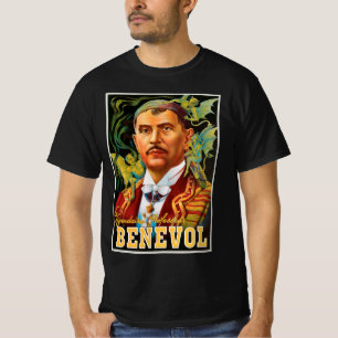 Vintage-Zauberplakat, legendärer Professor Benevol T-Shirt