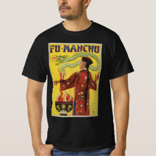 Vintage-Zauberplakat, Magier Fu-Manchu T-Shirt