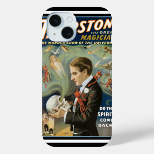 Vintage-Zauberplakat, Thurston, Der große Magier iPhone 15 Hülle
