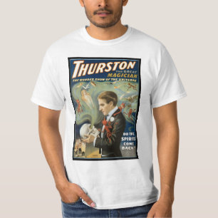 Vintage-Zauberplakat, Thurston, Der große Magier T-Shirt