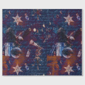 Vintage Zaubersprüche Geschenkpapier (Flach)