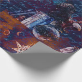 Vintage Zaubersprüche Geschenkpapier (Ecke)