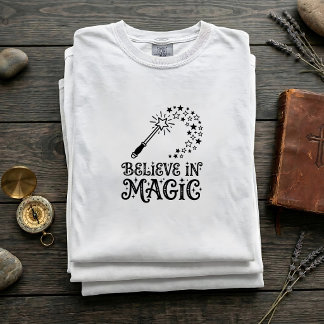 Vintage-Zauberstab-Zitat Unisex-T-Shirt T-Shirt