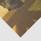 Vintage Zaunmalerei Seidenpapier (Ausschnitt)