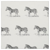 Vintage-Zebra Stoff (Muster)