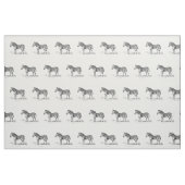 Vintage-Zebra Stoff (Fat Quarter (45,7 x 55,9 cm))