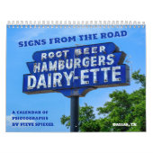 Vintage Zeichen aus ganz Amerika Kalender (Titelbild)