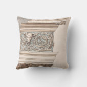 Vintage Zeichnend Illustration Kissen (Rückseite)