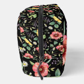 Vintage Zeichnend Wildblumen / Mitternacht Waschbeutel (Rechts)