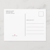 Vintage Zeit für Tee-Flora-Brautparty Postkarte (Rückseite)