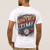 Vintage Zeit T-Shirt (Rückseite)