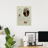Vintage Zeitschrift "Kosmetik" der 20er Jahre Poster (Heimbüro)