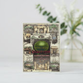 Vintage Zeitschriftenabdeckung Postkarte eingefärb (Stehend Vorderseite)