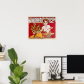 Vintage Zeitschriftenabdeckung/Werbeplakat Poster (Heimbüro)