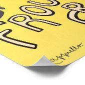 Vintage Zeitschriftenabdeckung/Werbeplakat Poster (Ecke)