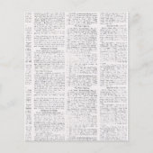 Vintage Zeitung (Vorderseite)