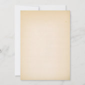 Vintage Zeitung 30. Geburtstag Spaß Custom Foto Einladung (Rückseite)