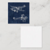 Vintage Zeitung "Airplane Art" Mitteilungskarte (Vorne/Hinten)