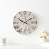 Vintage Zeitung Akryluhr Große Wanduhr (Zuhause)