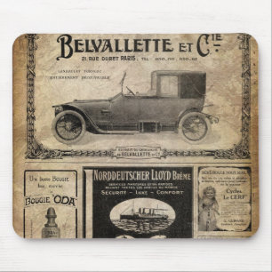 Vintage-Zeitung als individuelles Geschenk Mousepad