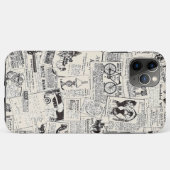 Vintage Zeitung Case-Mate iPhone Hülle (Rückseite (Horizontal))