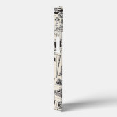 Vintage Zeitung Case-Mate iPhone Hülle (Rückseite / Rechts)