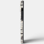 Vintage Zeitung Case-Mate iPhone Hülle (Rückseite / Links)