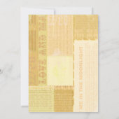 Vintage Zeitung, Einladungen zu Hochzeiten (Rückseite)