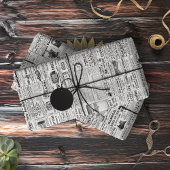 Vintage Zeitung Ephemera Decoupage Seidenpapier