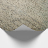 Vintage Zeitung gemalt Geschenkpapier (Ecke)