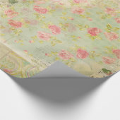 Vintage Zeitung Geschenkpapier (Ecke)