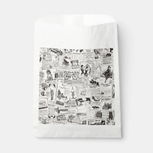Vintage-Zeitung   Geschenktütchen