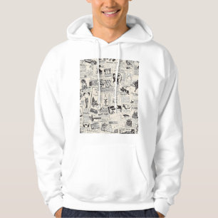 Vintage Zeitung Hoodie