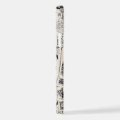 Vintage Zeitung iPhone Hülle (Rechte Seite)