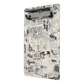 Vintage Zeitung Mini Klemmbrett (Gewinkelt2)