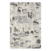 Vintage Zeitung Mini Klemmbrett (Rückseite)