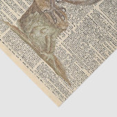 Vintage Zeitung mit Schälhammer Seidenpapier (Ausschnitt)