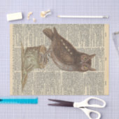 Vintage Zeitung mit Schälhammer Seidenpapier (Handwerk)