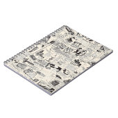 Vintage Zeitung Notizblock (Linke Seite)