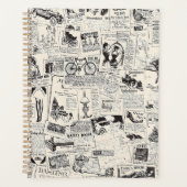 Vintage Zeitung Planer (Vorderseite)