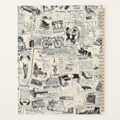 Vintage Zeitung Planer (Rückseite)